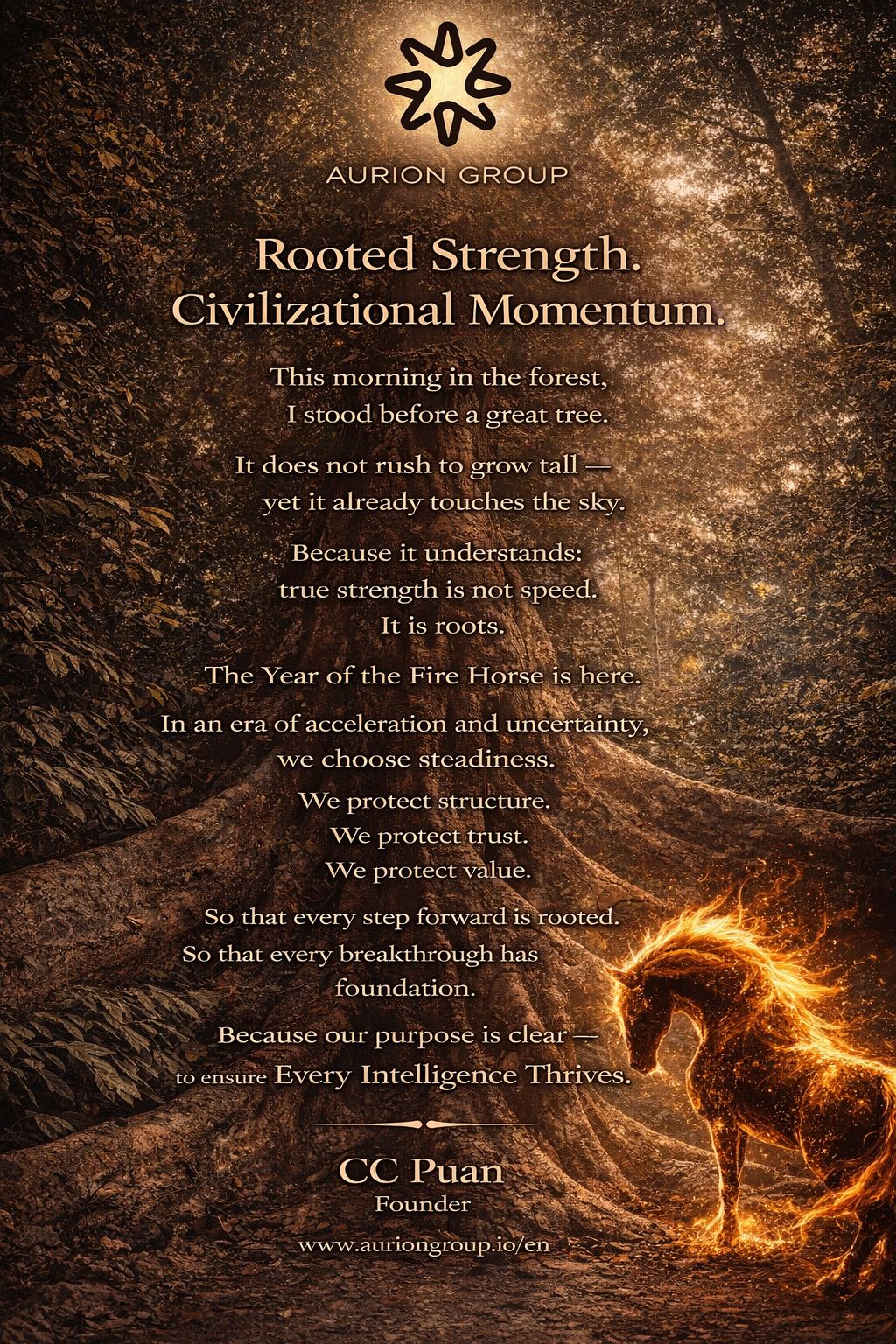 You are currently viewing Root Before Rise — Reflections for the Year of the Fire Horse